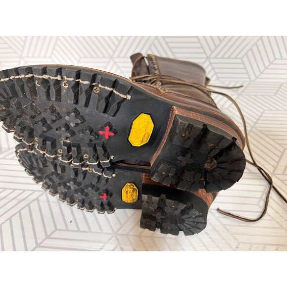 White's Men's size 8 B Hunter Vibram Handmade Spokane Washington Leather Boots - Picture 12 of 16